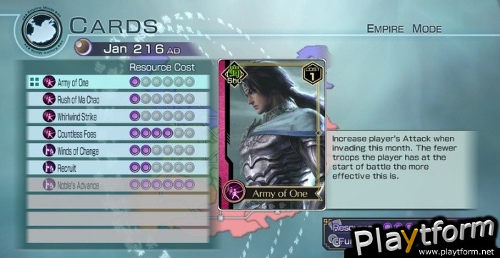 Dynasty Warriors 6 Empires (PlayStation 3)