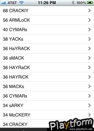 Word Chaser (iPhone/iPod)