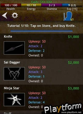 Ninjas II (iPhone/iPod)