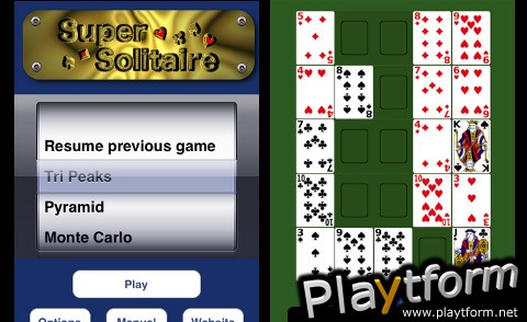Pyramid Solitaire 5 Games (iPhone/iPod)
