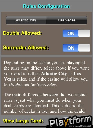 BlackJack Teacher (iPhone/iPod)