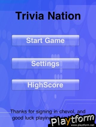 Trivia Nation (iPhone/iPod)