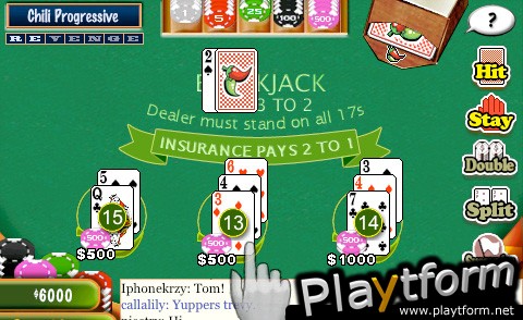 Chili Pepper Blackjack (iPhone/iPod)