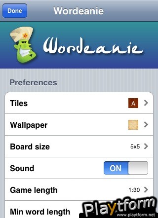 Wordeanie (iPhone/iPod)