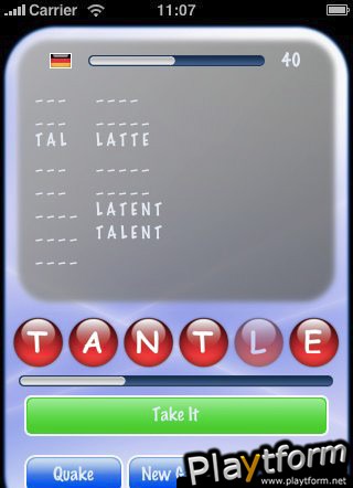 WordQuake (iPhone/iPod)