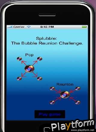Splubble: The Bubble Reunion Challenge (iPhone/iPod)