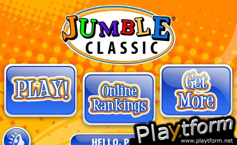 Jumble Classic (iPhone/iPod)
