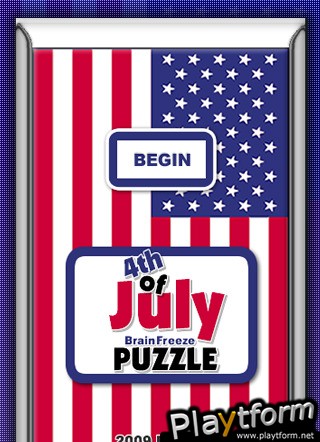 BrainFreeze Puzzles - 4th of July Cube Puzzle Board Game (iPhone/iPod)