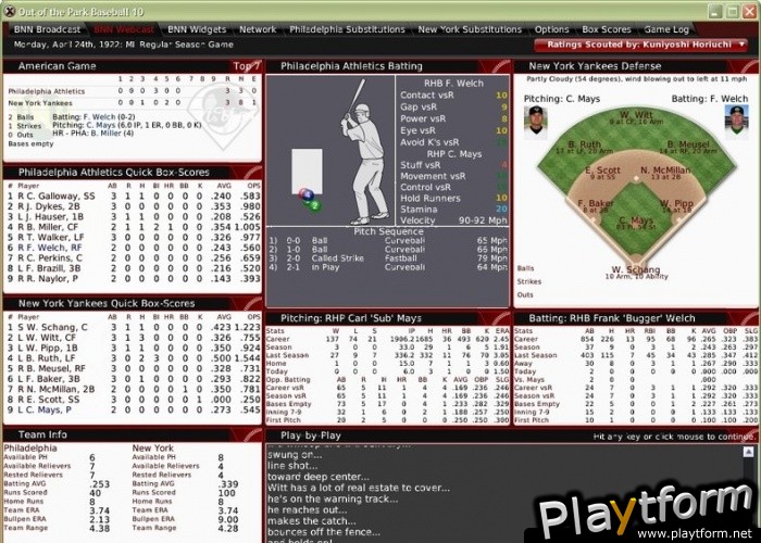 Out of the Park Baseball 10 (PC)