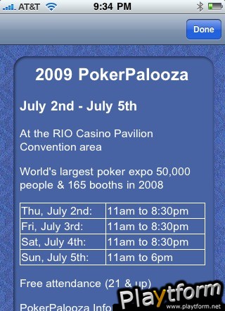 WSP 2009 (iPhone/iPod)