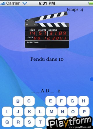HangMan Cine (iPhone/iPod)