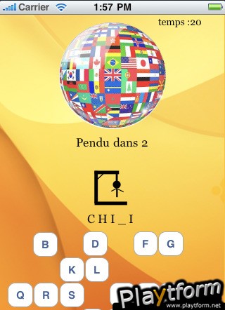 Pendu Geo (iPhone/iPod)