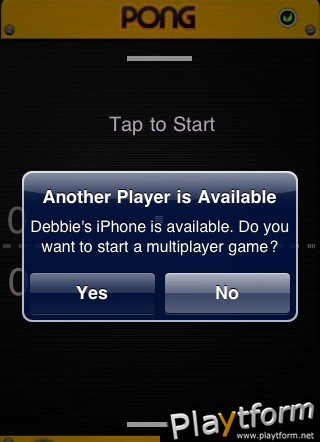 Pong - iPhone Edition (iPhone/iPod)