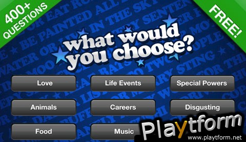 What Would You Choose? Party Game (iPhone/iPod)