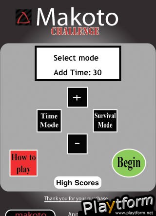 Makoto Challenge (iPhone/iPod)
