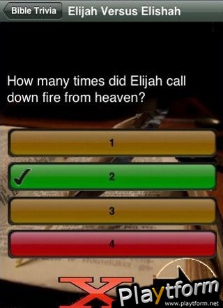 Bible Trivia Quiz (iPhone/iPod)
