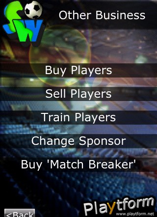 Soccer World: Manager 2009 (iPhone/iPod)