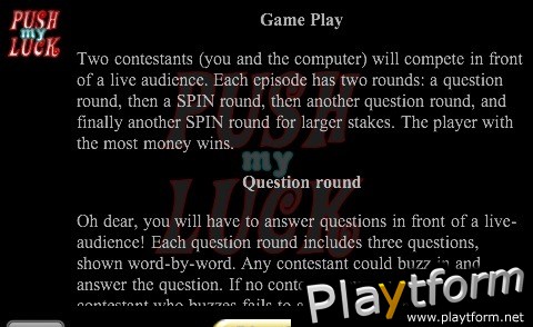 Push My Luck (iPhone/iPod)