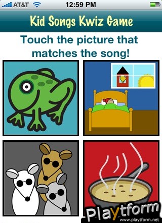 Kid Songs Kwiz Game (iPhone/iPod)