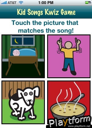 Kid Songs Kwiz Game (iPhone/iPod)