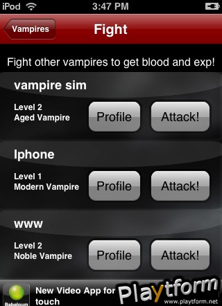 Vampires (iPhone/iPod)