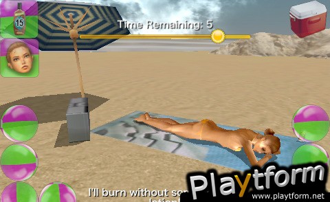 Amy Gets a Tan! (iPhone/iPod)