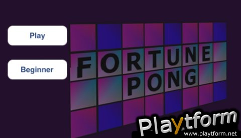 Fortune Pong (iPhone/iPod)