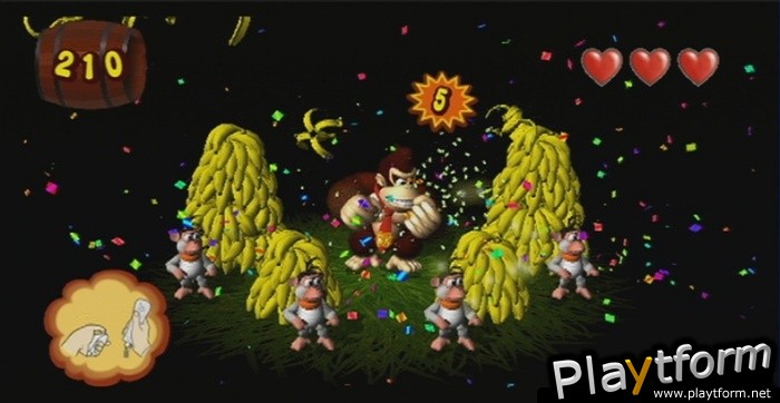 New Play Control! Donkey Kong Jungle Beat (Wii)