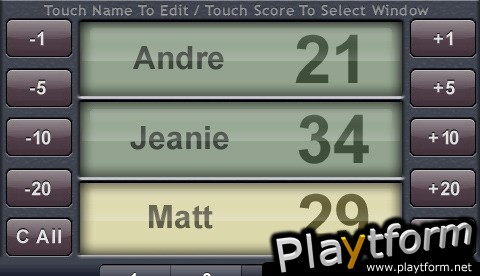 Score Pad (iPhone/iPod)