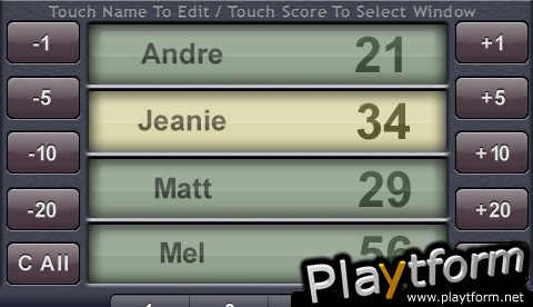 Score Pad (iPhone/iPod)