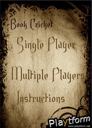 Book Cricket (iPhone/iPod)
