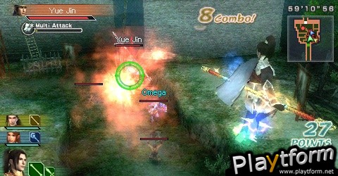 Dynasty Warriors: Strikeforce (PSP)
