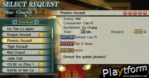 Dynasty Warriors: Strikeforce (PSP)