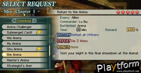 Dynasty Warriors: Strikeforce (PSP)