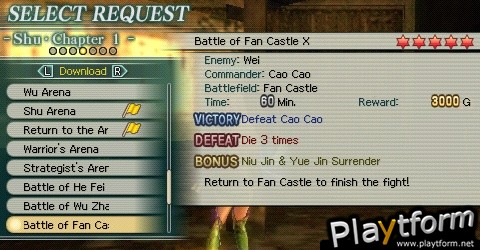 Dynasty Warriors: Strikeforce (PSP)