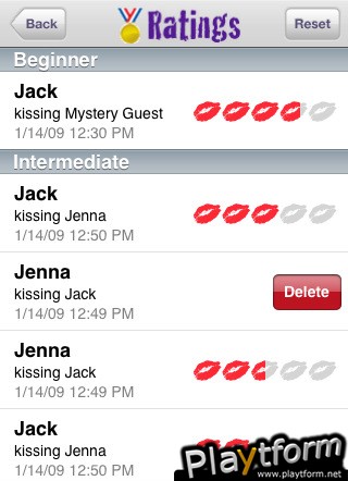 Rate My Kiss (iPhone/iPod)