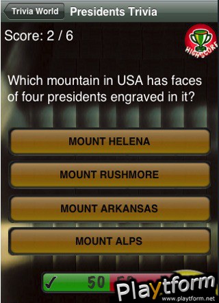 Trivia World (iPhone/iPod)