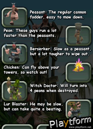 Tribal Trouble Tower Defense (iPhone/iPod)