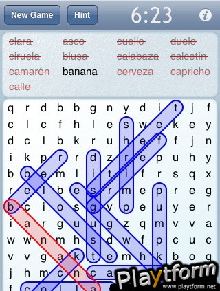 Spanish Word Find (iPhone/iPod)