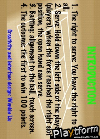 SimpleTennis (iPhone/iPod)