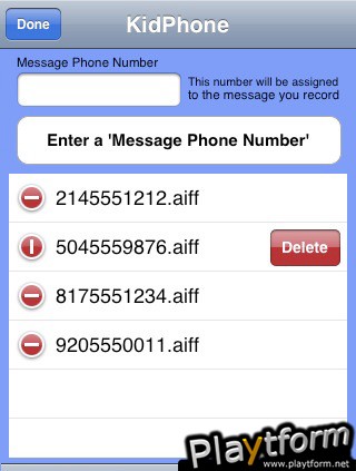 KidPhone (iPhone/iPod)