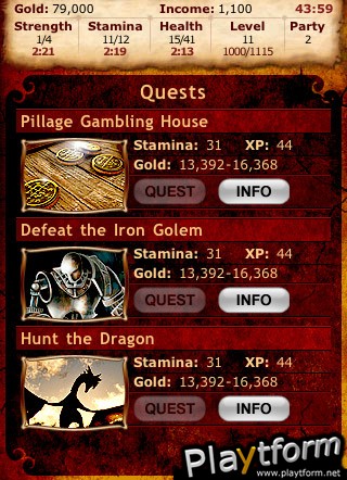 Dungeon Quest (iPhone/iPod)