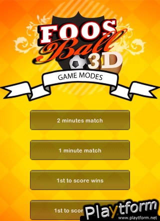 Foosball 3D (iPhone/iPod)