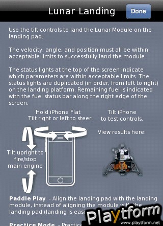 Lunar Landing (iPhone/iPod)