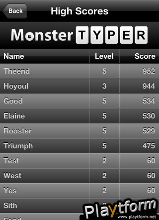 Monster Typer Pro (iPhone/iPod)