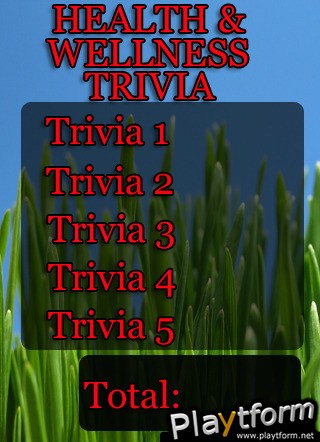 Health & Wellness Trivia (iPhone/iPod)