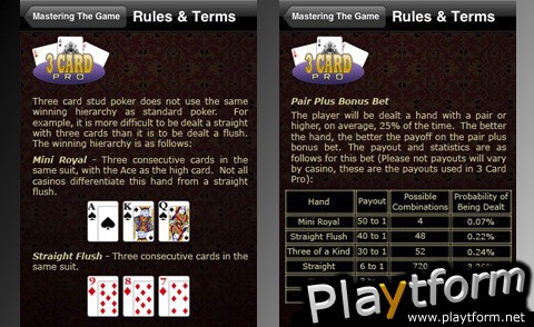 3 Card Pro Poker (iPhone/iPod)