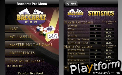 Baccarat Pro (iPhone/iPod)