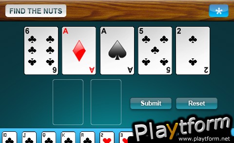 Find The Nuts: Texas Holdem Trainer (iPhone/iPod)