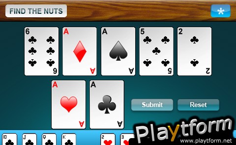 Find The Nuts: Texas Holdem Trainer (iPhone/iPod)